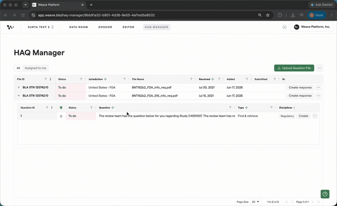 01 — Opening a question and Similar Questions panel loading