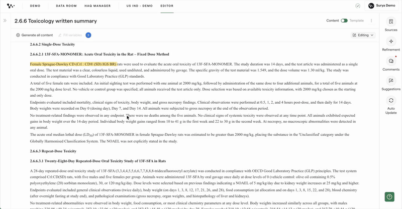 02 — Opening the comment composer