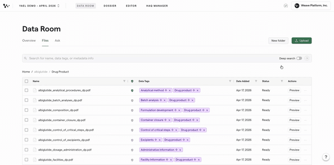 02 — Upload update via three-dot menu
