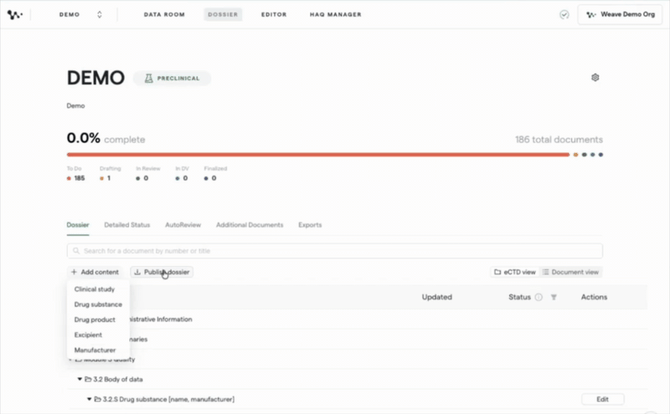 04 — Add Content and select Veeva subfolder