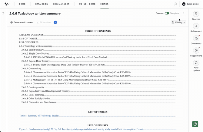 04 - Opening the DOCX export modal