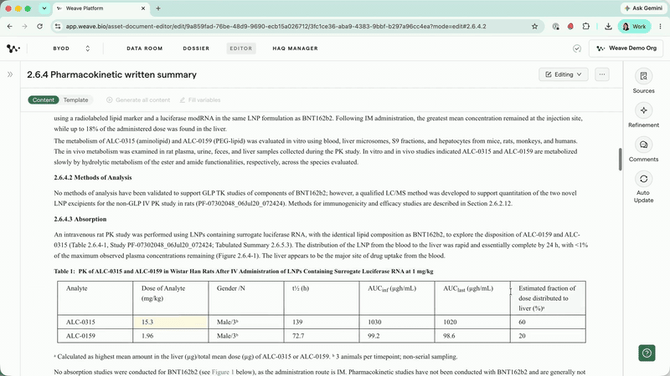 05 — Imported content in the editors Content view