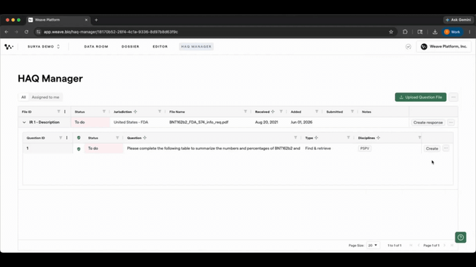 06 — Click Create Response