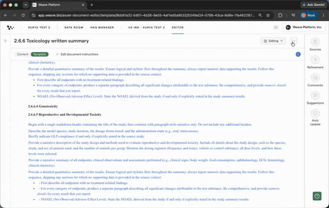 07 — Opening ellipsis menu and clicking Export