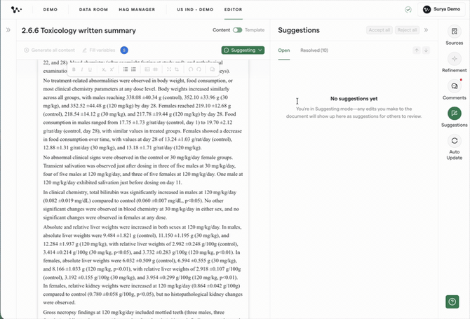 10 - Opening resolved suggestions